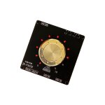 Panneau d'amplificateur de puissance audio bluetooth zk - f502e, indicateur de volume, module lc filtre, ...