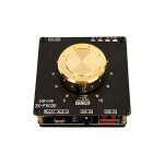 Panneau d'amplificateur de puissance audio bluetooth zk - f502e, indicateur de volume, module lc filtre, ...