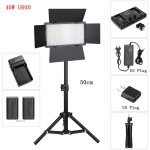Panneau d'éclairage vidéo led avec trépied, kit de lampe de studio photo, éclairage de photographie, ... Panneau d'éclairage vidéo led avec trépied, kit de lampe de studio photo, éclairage de photographie, ...