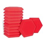 Panneau de mousse acoustique, planche hexagonale de talon de pente de studio, panneau acoustique pour ...