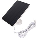 Panneau solaire pour cam�ra de s�curit�, chargeur solaire �tanche 4w pour cam�ra avec montage r�glable ...