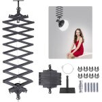 Pantographe a goutte tlescopique de 2 m pour systme de rails de plafond kit charnire force constante ...