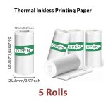 Papier d'impression thermique pour appareil photo instantané, recharge d'appareil photo pour enfants, ... Papier d'impression thermique pour appareil photo instantané, recharge d'appareil photo pour enfants, ...