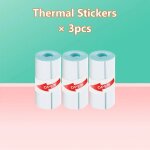 Papier d'impression thermique portable pour mini imprimante, autocollant blanc, poche photo, 57mm - type ... Papier d'impression thermique portable pour mini imprimante, autocollant blanc, poche photo, 57mm - type ...