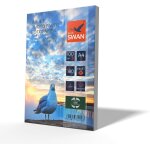 Papier photo a4 100 feuilles, 180g / m, blanc brillant, schage rapide, rsistant a l'eau et aux rayures, ...
