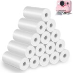 Papier thermique pour appareils photo instantanés, 15 bobines mini rouleau de imprimable thermique, papier ... Papier thermique pour appareils photo instantanés, 15 bobines mini rouleau de imprimable thermique, papier ...