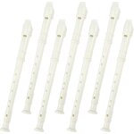Paquet de 12 flûtes a bec soprano pour enfants, 6 trous abs flauta style allemand instruments de musique ... Paquet de 12 flûtes a bec soprano pour enfants, 6 trous abs flauta style allemand instruments de musique ...