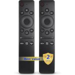 Paquet de 2 t�l�commandes universelles pour samsung smart tv lcd led uhd qled 4k hdr tv avec netflix, ...