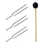 Paquet de 3 diapasons a440hz - accordeur guitare pour violon standard a 440 hz instrument musique avec ...