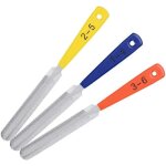 Paquet de 3 limes pour sillet de guitare, limes pour frettes de guitare, chevalet, ecrou, lime a ongles, ...