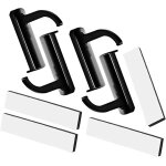 Paquet de 4 ecouteur hanger crochet de casque casque moniteur support a casque stick - sur crochet noir[cas621 ...