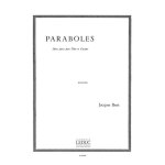 Jacques ibert : paraboles - recueil flte traversire et guitare 9790046258787 al25878
