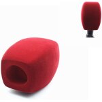 Pare - brise en mousse pour micro floqu housses en mousse pour micro  main pare - brise pour microphones ...