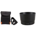 Pare - soleil pour canon et - 63 55 - ef - s mm 250, avec sac carr� pour appareil photo dslr portable, ...