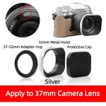 Pare - soleil carr pour appareil photo, couvercle de protection 37 / 39 / 40. 5 / 43 / 46 / 49 / 52mm ...