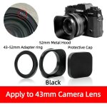 Pare - soleil carré pour appareil photo, couvercle de protection 37 / 39 / 40. 5 / 43 / 46 / 49 / 52mm ... Pare - soleil carré pour appareil photo, couvercle de protection 37 / 39 / 40. 5 / 43 / 46 / 49 / 52mm ...