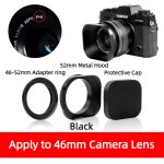Pare - soleil carr pour appareil photo, couvercle de protection 37 / 39 / 40. 5 / 43 / 46 / 49 / 52mm ...