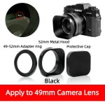 Pare - soleil carré pour appareil photo, couvercle de protection 37 / 39 / 40. 5 / 43 / 46 / 49 / 52mm ... Pare - soleil carré pour appareil photo, couvercle de protection 37 / 39 / 40. 5 / 43 / 46 / 49 / 52mm ...