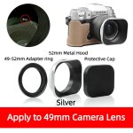 Pare - soleil carré pour appareil photo, couvercle de protection 37 / 39 / 40. 5 / 43 / 46 / 49 / 52mm ... Pare - soleil carré pour appareil photo, couvercle de protection 37 / 39 / 40. 5 / 43 / 46 / 49 / 52mm ...