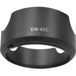 Pare - soleil ew - 63c pour canon rf - s 14 - 30 mm f4 - 6. 3 est stm pz sur r50 v, rf 24 - 50 mm f4. ...