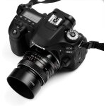 Pare - soleil standard à visser en métal 58 mm avec capuchon d'objectif pour appareil photo canon, nikon, ... Pare - soleil standard à visser en métal 58 mm avec capuchon d'objectif pour appareil photo canon, nikon, ...