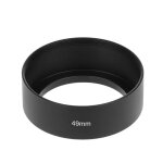 Pare - soleil universel � mise au point longue de 49mm, monture � vis pour appareil photo canon dslr ...