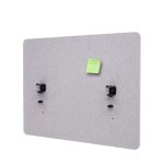 Paroi de séparation acoustique hwc - g75, cloison pour bureaux, protection visuelle, panneau, tissu 75x60cm, ... Paroi de séparation acoustique hwc - g75, cloison pour bureaux, protection visuelle, panneau, tissu 75x60cm, ...