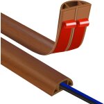 Passe cable sol cache fil electrique sol auto - adhésif 1m petit canal de câble flexible pour le bureau, ... Passe cable sol cache fil electrique sol auto - adhésif 1m petit canal de câble flexible pour le bureau, ...