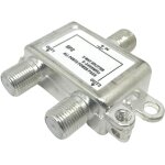 Patabit partiteur, répartiteur, splitter antenne tv terrestre et satellite 2 sorties pour fiche type ... Patabit partiteur, répartiteur, splitter antenne tv terrestre et satellite 2 sorties pour fiche type ...