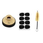 Patchs pour bec de saxophone alto, tampons, brosse pour bec Patchs pour bec de saxophone alto, tampons, brosse pour bec