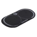 Patch musical pour batterie de basse double, accessoires pour instrument de percussion, kit de batterie ... Patch musical pour batterie de basse double, accessoires pour instrument de percussion, kit de batterie ...
