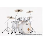 Pearl - batterie acoustique masters professional rock 22  white marine pearl