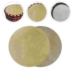 Peau de tambour a roulettes, accessoires de basse, couvertures en cuir naturel, ttes de chvre pure, ...