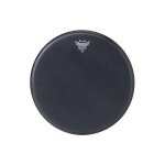 Peau pour tom et caisse claire 14'' - remo ambassador black suede - ba - 0814 - es