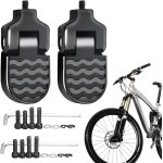 Pdales arrire de vlo - repose - pieds pliables en alliage d'aluminium - support de pdale robuste ...