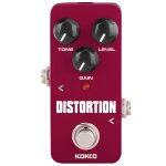 P�dale de distorsion pour guitare electrique, mini instrument de musique portable, effet monobloc, dc ...