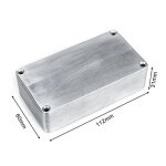 Pdale a effets, bote en aluminium 1590b, rcipient pour instrument de musique, guitare lgre, elment ...