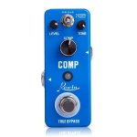 Pdale d'effet de comp de pdale de distorsion de booster de compresseur d'effet de guitare portative ...