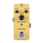 Pédale a effet de compression pour guitare classique, en alliage de zinc, véritable bypass Pédale a effet de compression pour guitare classique, en alliage de zinc, véritable bypass