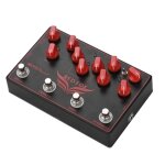 Pédale d'effets pour guitare electrique 4 en 1 avec délai chorus loop overdrive Pédale d'effets pour guitare electrique 4 en 1 avec délai chorus loop overdrive