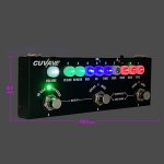 Pédale a effets multiples rechargeable, retardateur chorale phaser effet réverbération, accessoires de ... Pédale a effets multiples rechargeable, retardateur chorale phaser effet réverbération, accessoires de ...