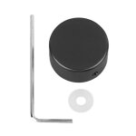 Pédale footswitch topper aluminium guitare electrique spike protection effet pédale pied nail cap noir ... Pédale footswitch topper aluminium guitare electrique spike protection effet pédale pied nail cap noir ...