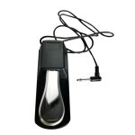Pdale de sustain double pole switch anti slip silver universal sustain pedal pour piano numrique clavier ...