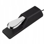 Pédale de sustain pour piano, prise d'entrée 6, 5 mm pied durable pour soutenir un piano electrique Pédale de sustain pour piano, prise d'entrée 6, 5 mm pied durable pour soutenir un piano electrique