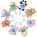 Peluche porte - cl�s vinyle disney stitch yuyus - env. 12 cm, bo�te myst�re