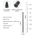 Perche à selfie invisible en fibre de carbone, super longue, 300cm, adaptée pour insta360 bery, action ... Perche à selfie invisible en fibre de carbone, super longue, 300cm, adaptée pour insta360 bery, action ...