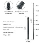 Perche à selfie invisible pour insta360 bery, action 3, gopro, fibre de carbone 3m, édition arc - en ... Perche à selfie invisible pour insta360 bery, action 3, gopro, fibre de carbone 3m, édition arc - en ...
