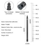 Perche à selfie invisible pour insta360 bery, action 3, gopro, fibre de carbone 3m, édition arc - en ... Perche à selfie invisible pour insta360 bery, action 3, gopro, fibre de carbone 3m, édition arc - en ...