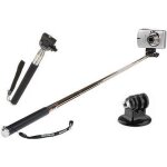 Perche tlescopique 1 mtre pour camra gopro + adaptateur tripod