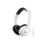Philips shl5005wt - ecouteurs avec micro - sur - oreille - filaire - jack 3, 5mm - isolation acoustique ...
